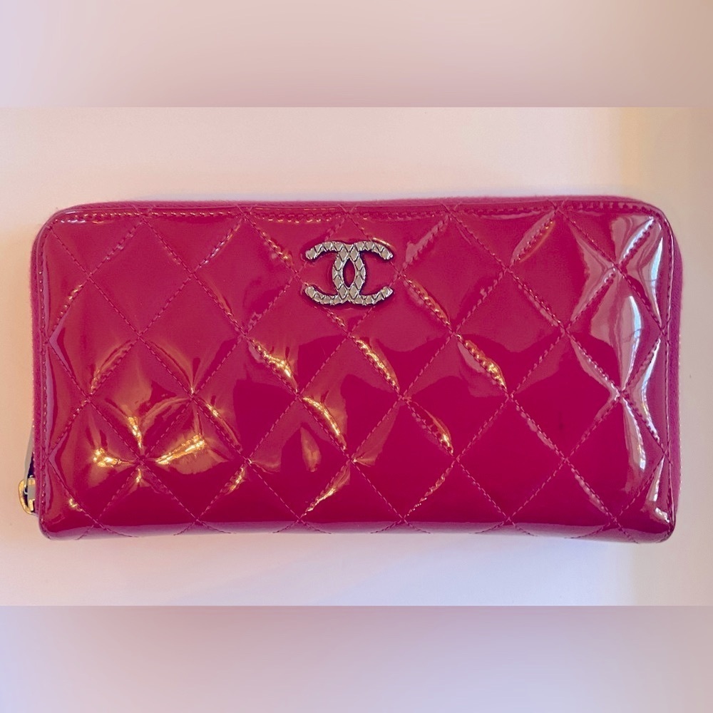 Chanel Pink Matelasse Long Wallet - Picture 2 of 11